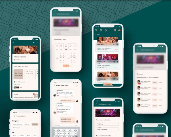 Its intentional design creates a feeling of ease with every interaction, making the app more than just a tool, it’s the start of the event itself.