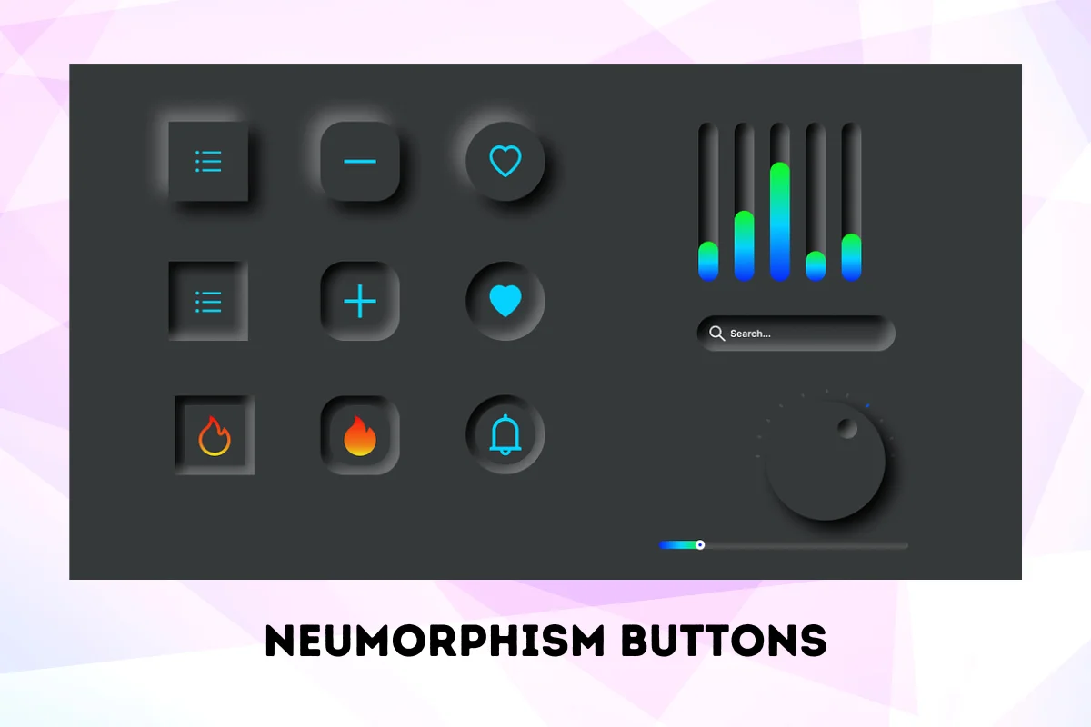 neumorphism-buttons-example