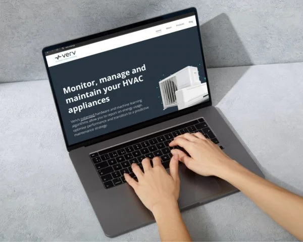 Cyberia positioned Verv as not just a tech solution, but a partner in achieving Net Zero. Every element of the copy and design leads users to understand their role in real carbon reduction.